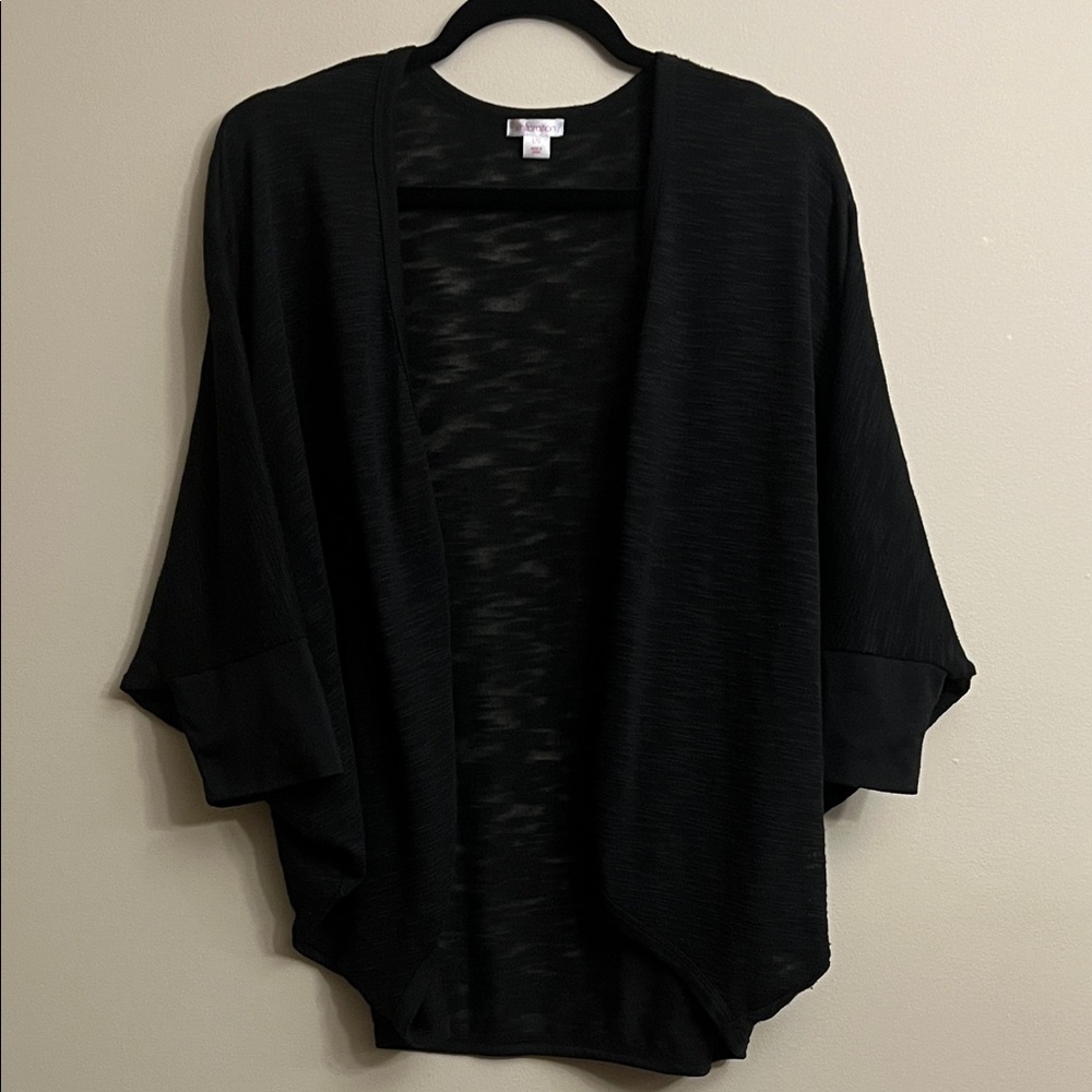 Xhilaration Black Open-Front Women's Shrug Size L